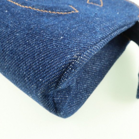 CHANEL Cosmetic porch Pouch Blue denim Women - Picture 7 of 8